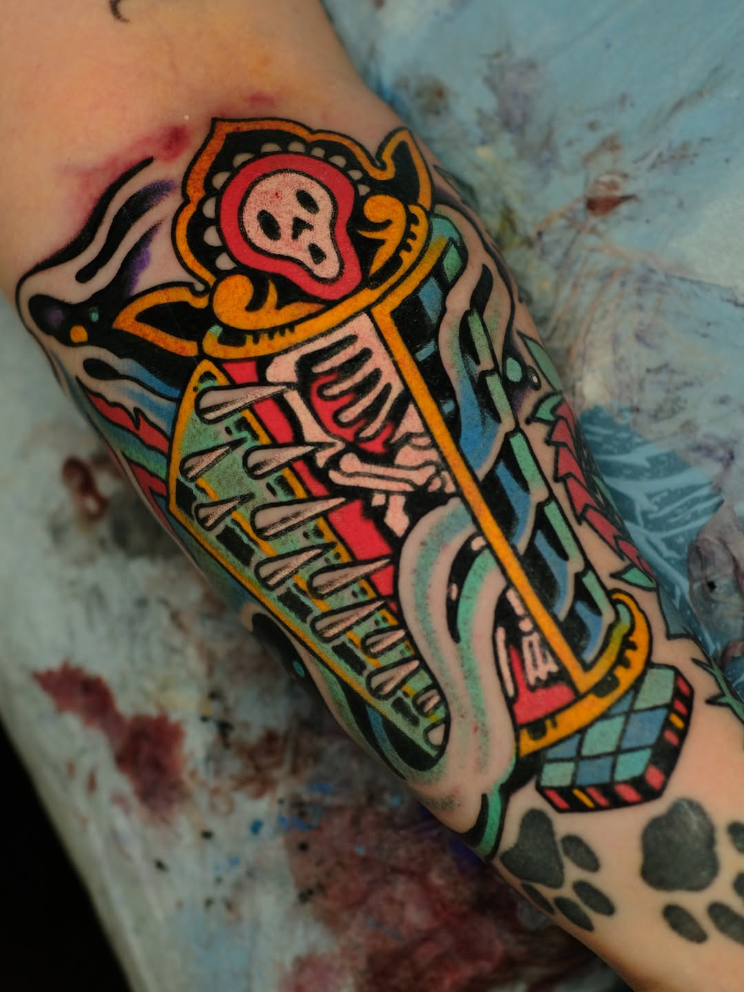Tattoo by @closedhands — new_school