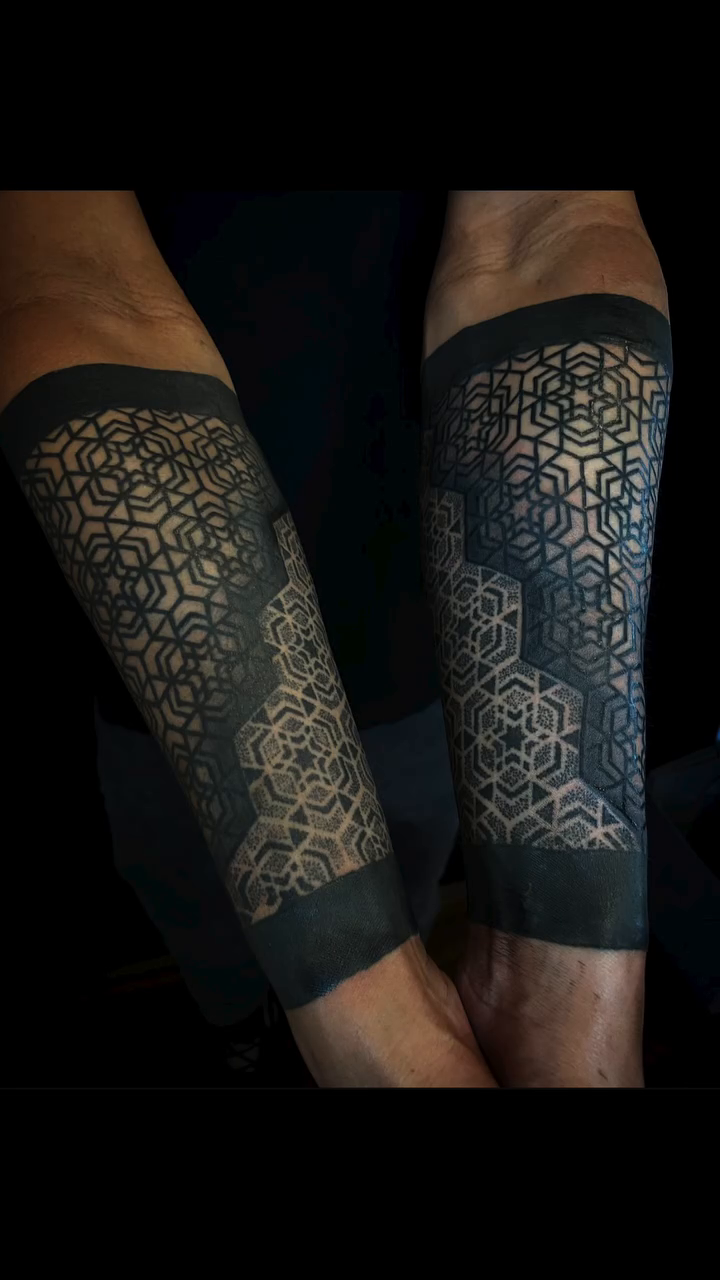Tattoo by @symmetrychaos — geometric, blackwork