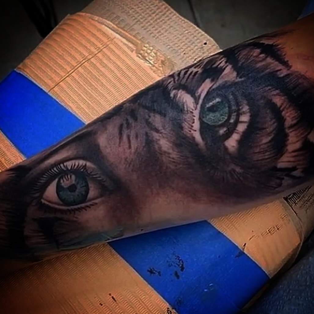 Tattoo by @explicitartdevin — realism, black_and_grey