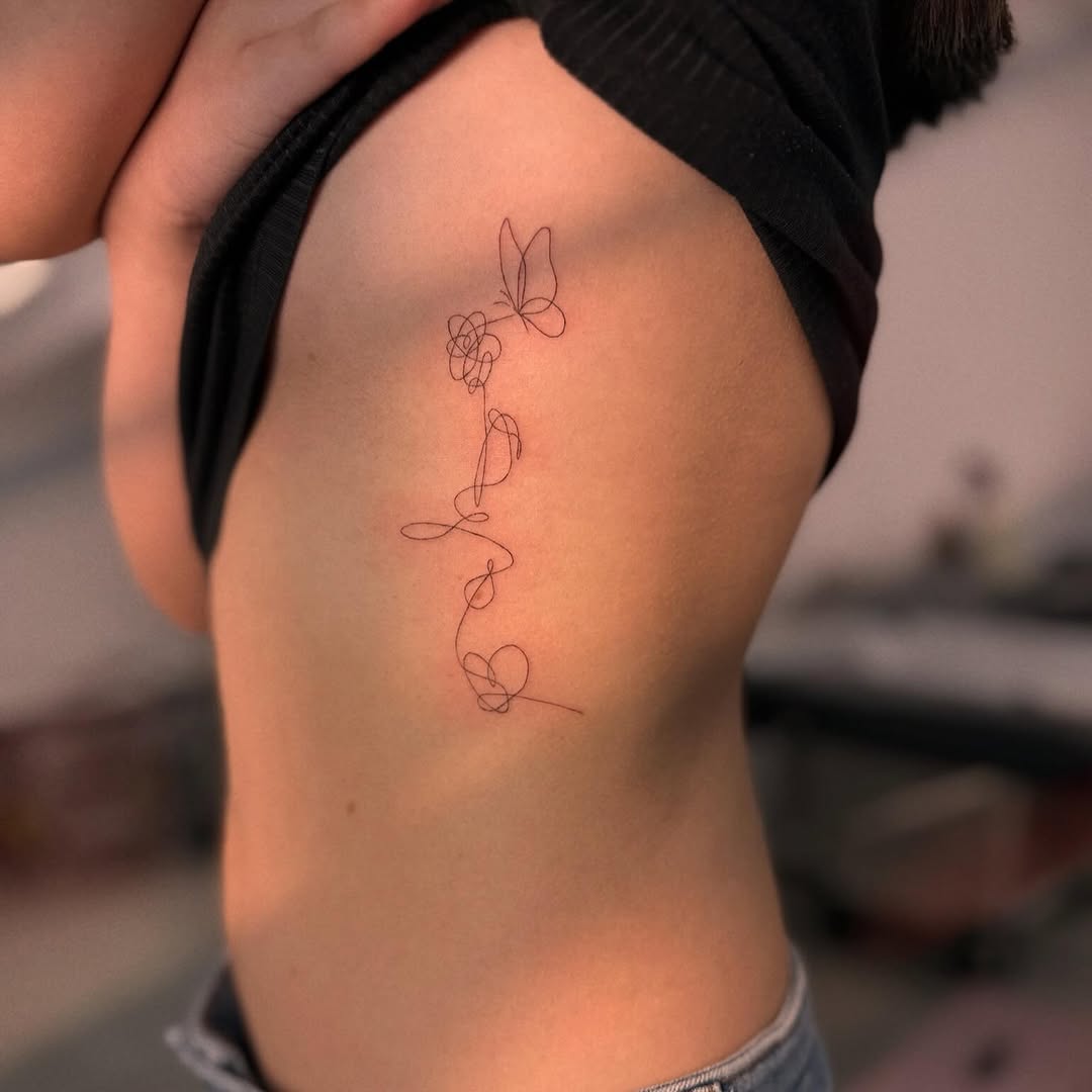 Tattoo by @ellie_tatts β fine_line, minimalist
