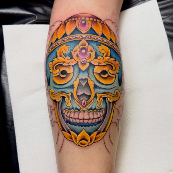 Tattoo by @jerryluckycat — illustrative, new_school