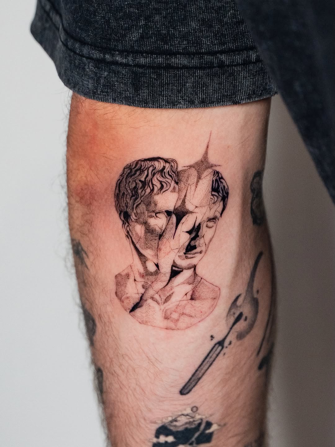 Tattoo by @hvy_krm β black_and_grey