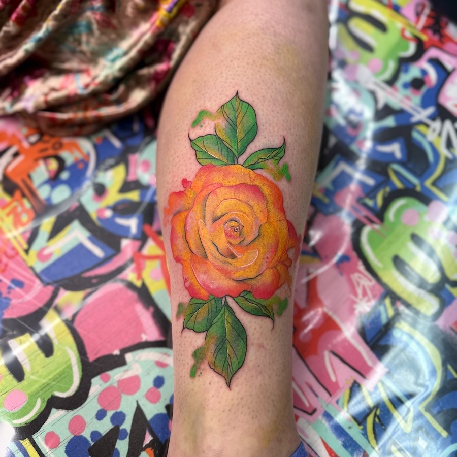 Tattoo by @millzyink — watercolor, realism