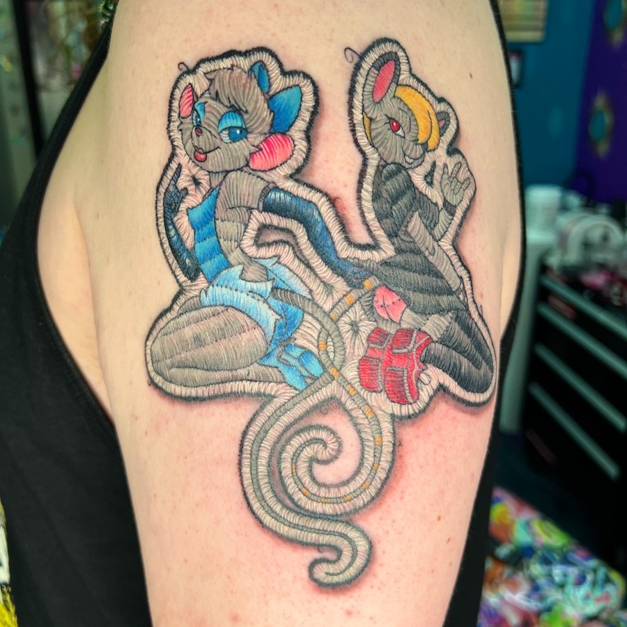 Tattoo by @millzyink — new_school, illustrative