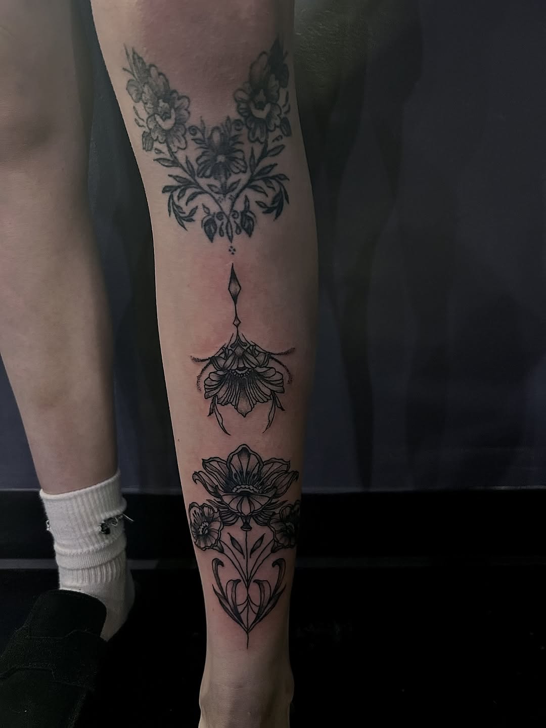 Tattoo by @azra.ink — fine_line, black_and_grey