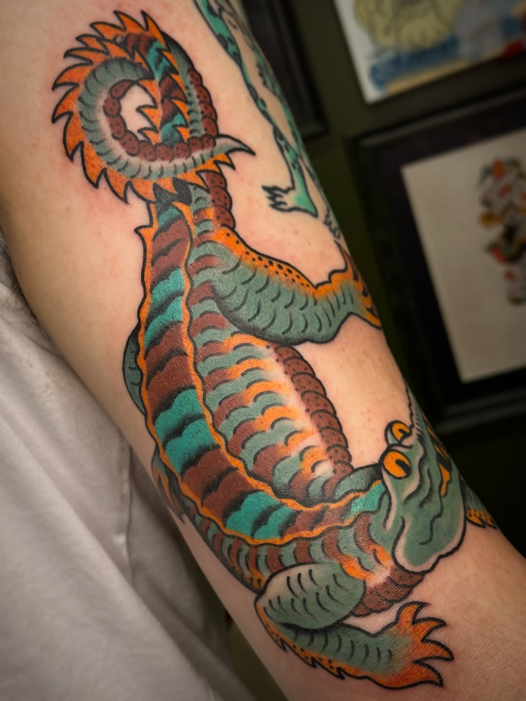 Tattoo by @cfinksta — american_traditional, new_school