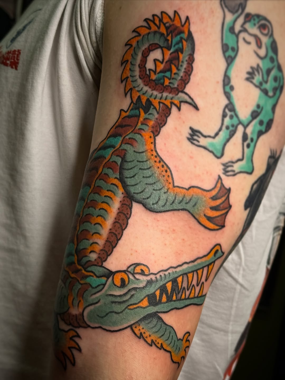 Tattoo by @cfinksta — american_traditional, new_school