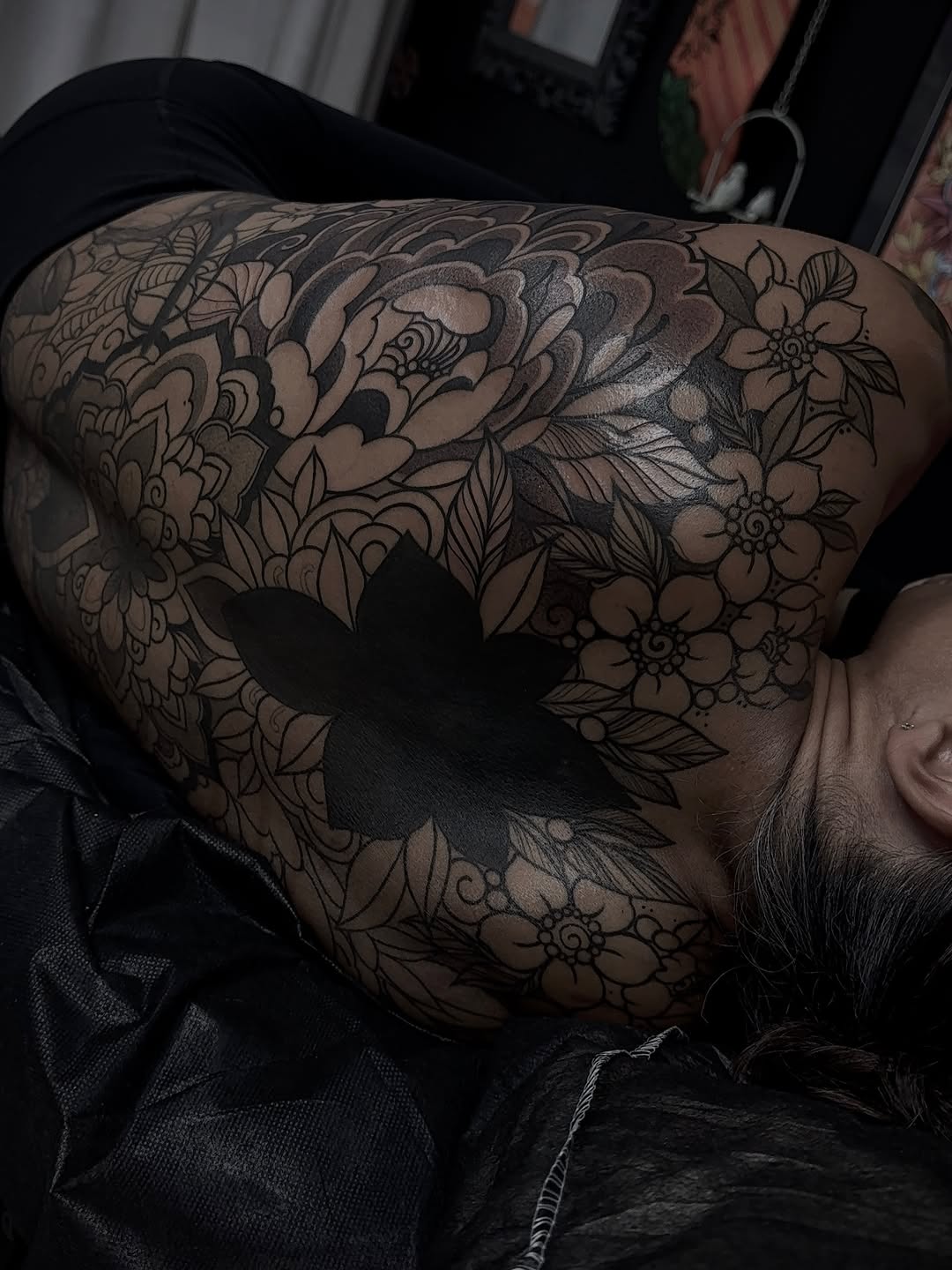 Tattoo by @m2thebtattoos — japanese_irezumi, black_and_grey