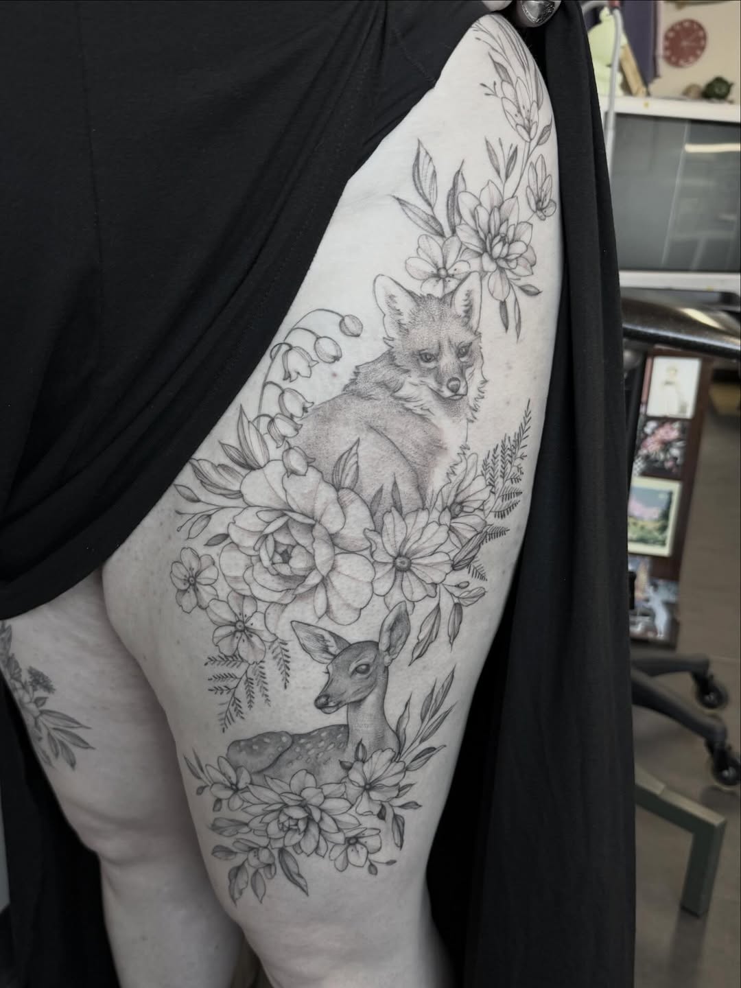 Tattoo by @peterharren — black_and_grey, realism