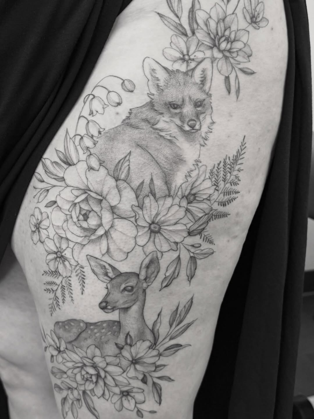 Tattoo by @peterharren — realism, black_and_grey