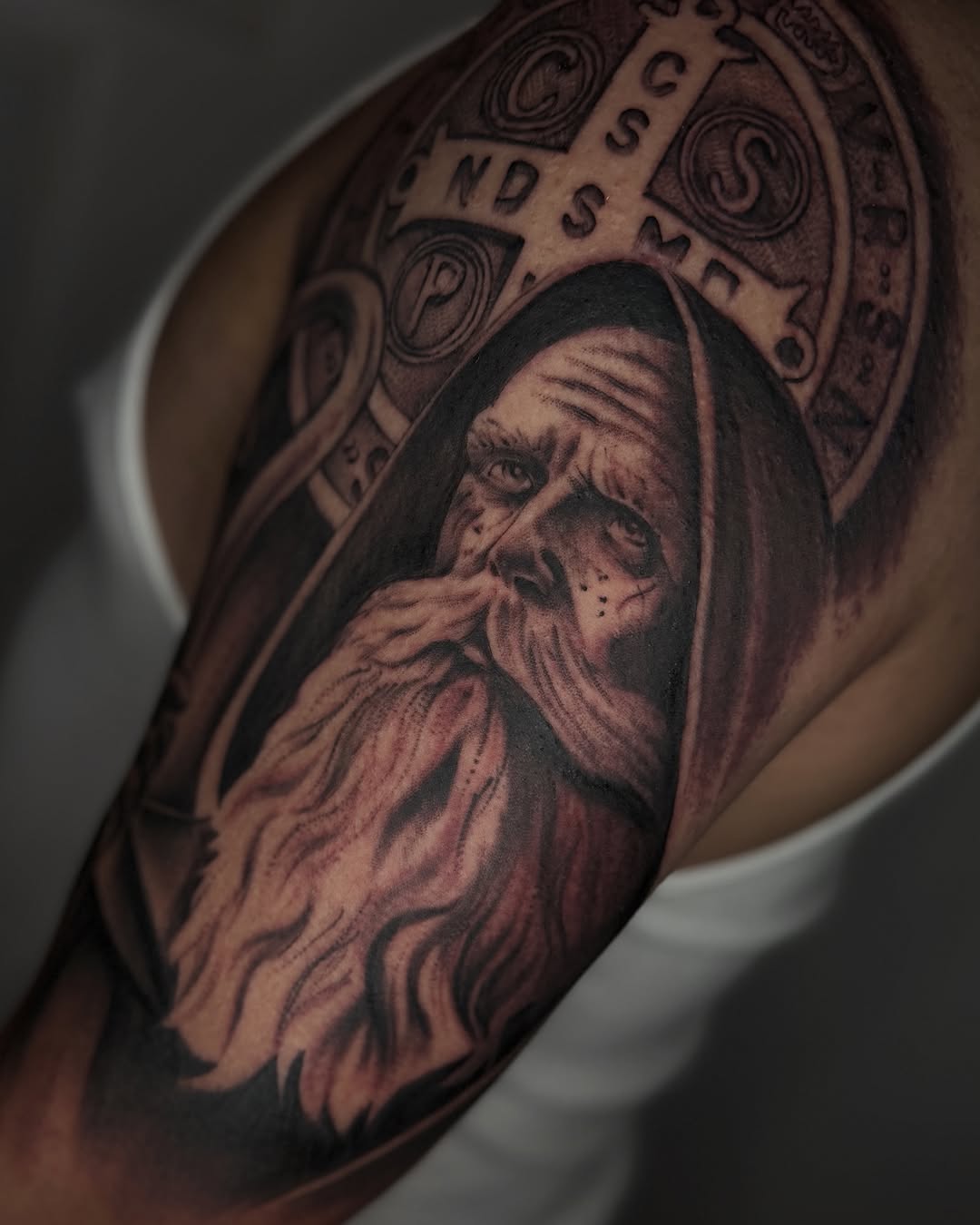 Tattoo by @badjujutattoo β realism, black_and_grey
