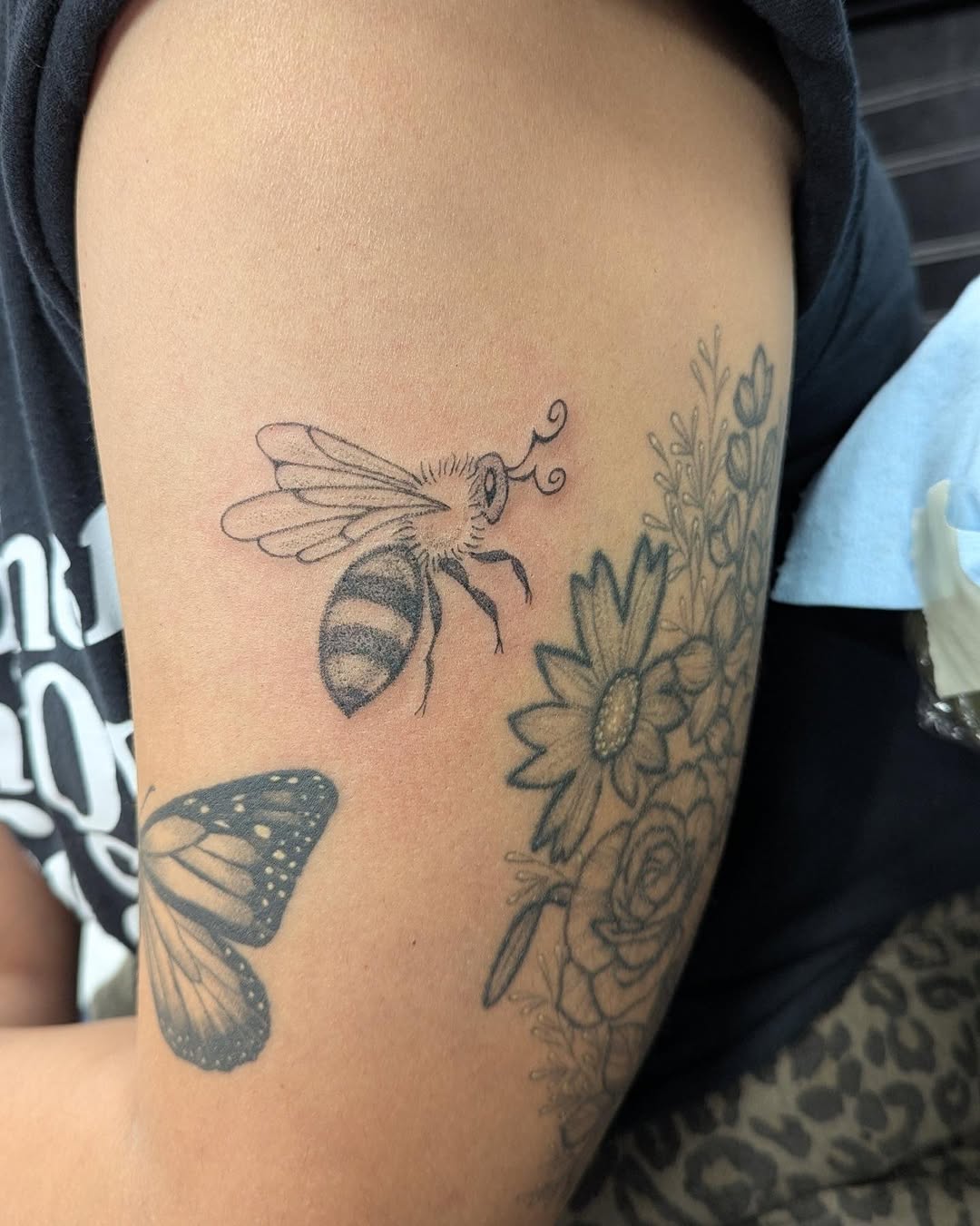 Tattoo by @sluggybunny — illustrative, fine_line