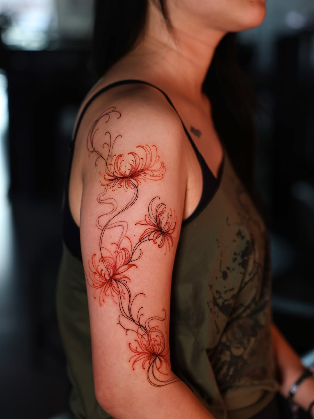Tattoo by @annakarelina.tattoo — fine_line, japanese_irezumi