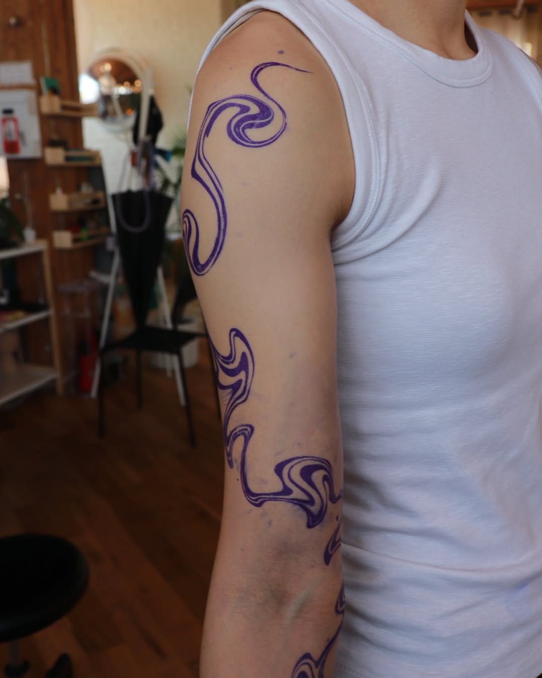 Tattoo by @you.tats — illustrative, abstract