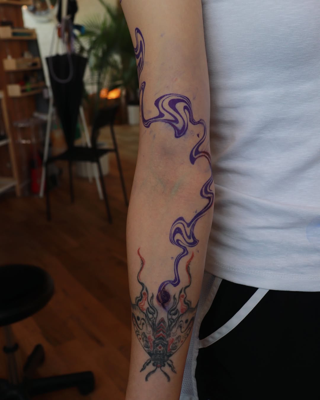 Tattoo by @you.tats — illustrative, black_and_grey