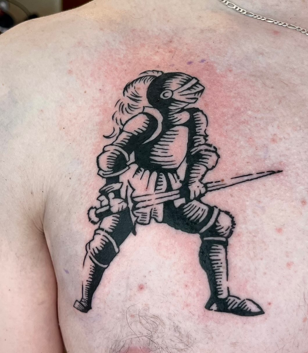 Tattoo by @coyotejo.tattoo — blackwork