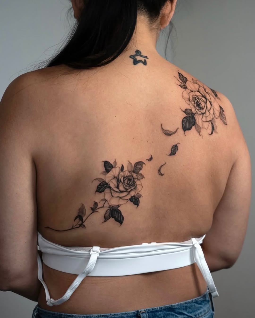 Tattoo by @vanya.ink — black_and_grey, fine_line