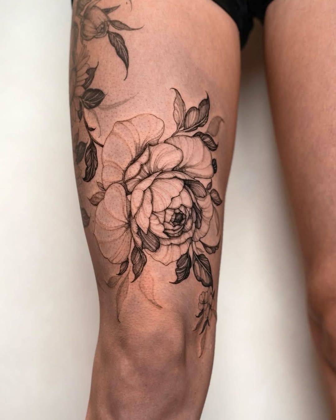 Tattoo by @vanya.ink — fine_line, black_and_grey