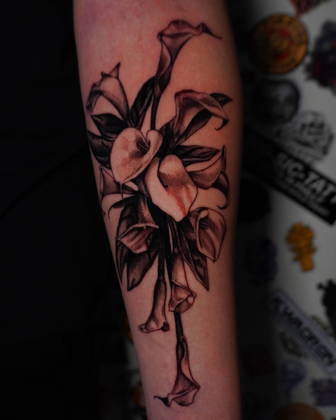 Tattoo by @hallowcream — black_and_grey, realism