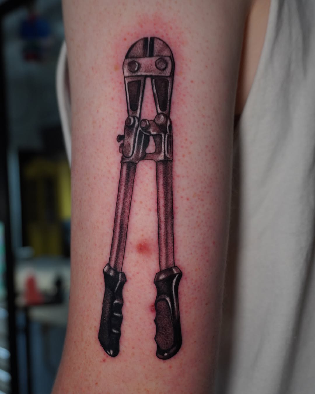 Tattoo by @hallowcream — realism, black_and_grey