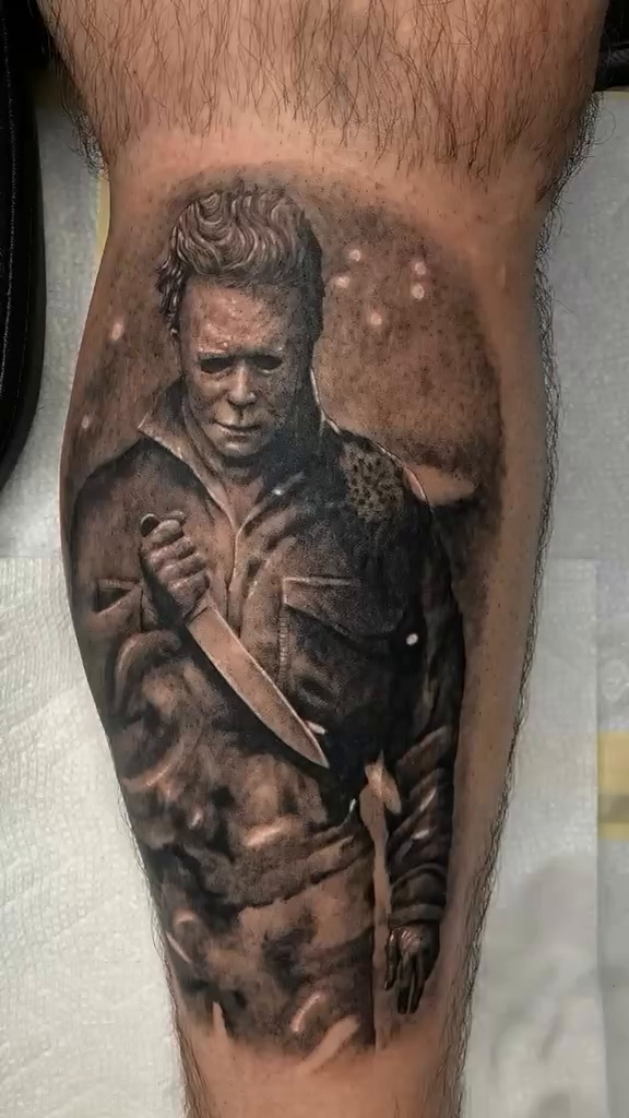 Tattoo by @elmertattoo1 β realism, dark_realism