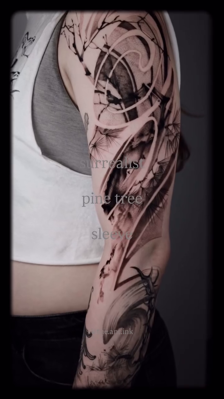 Tattoo by @the.ant.ink — black_and_grey, dark_realism