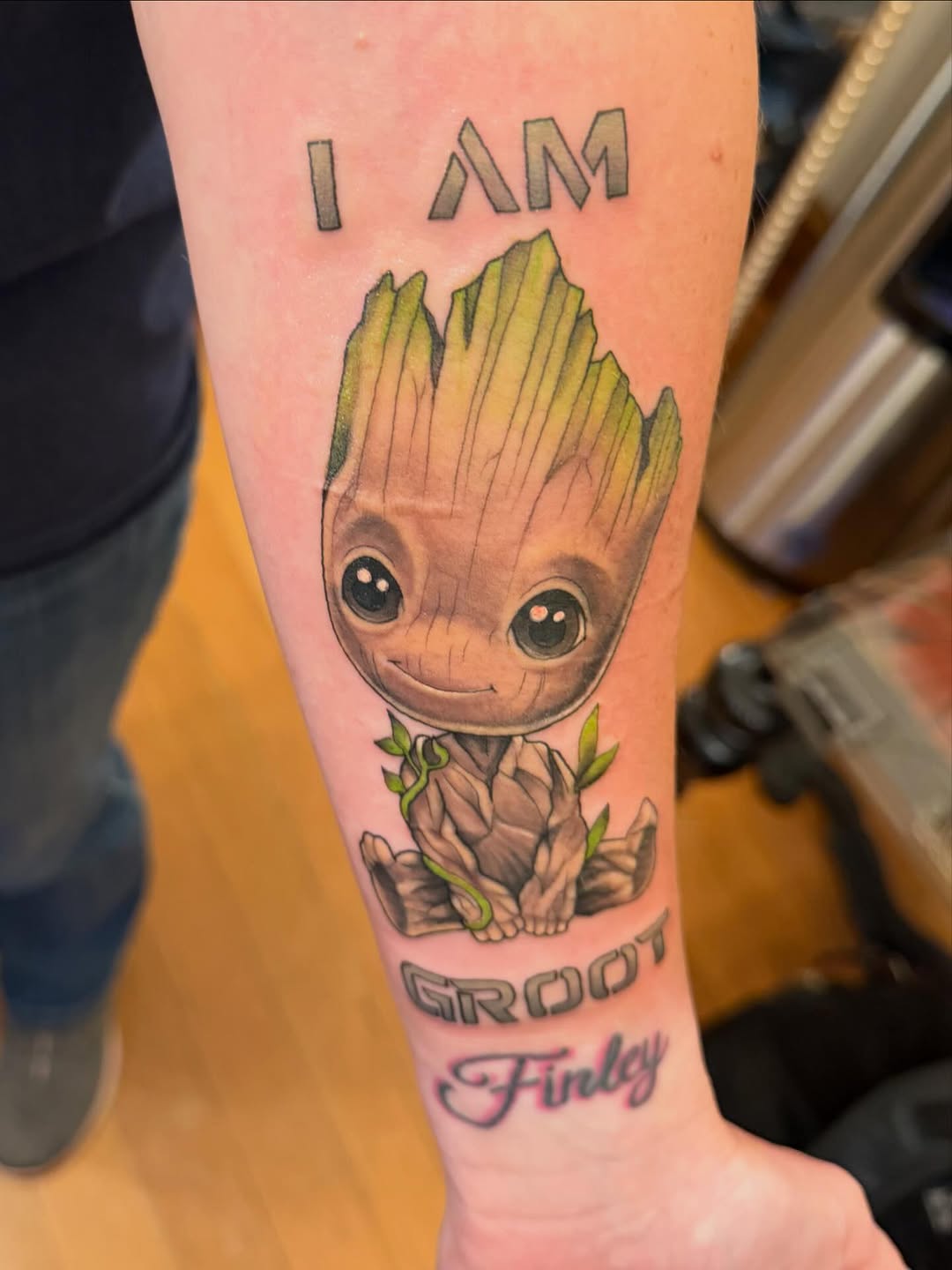 Tattoo by @hatchetfoot_art — new_school, lettering_script