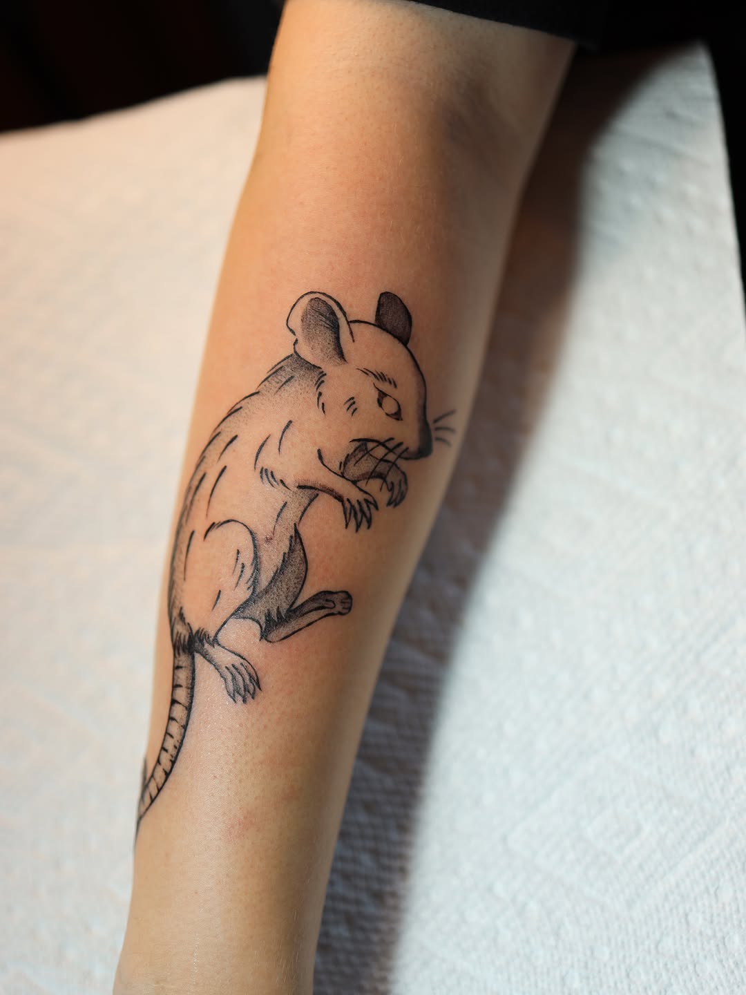Tattoo by @morganpurcey — dotwork