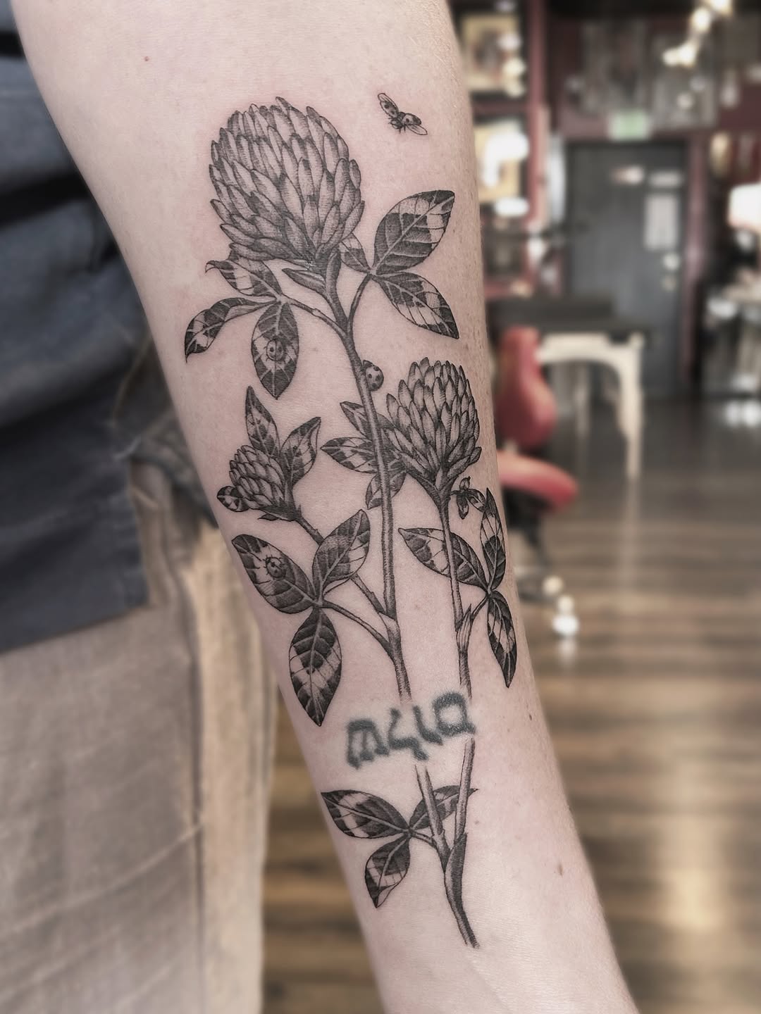 Tattoo by @takomanink — black_and_grey
