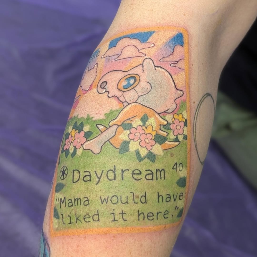 Tattoo by @mythic.cryptid — anime