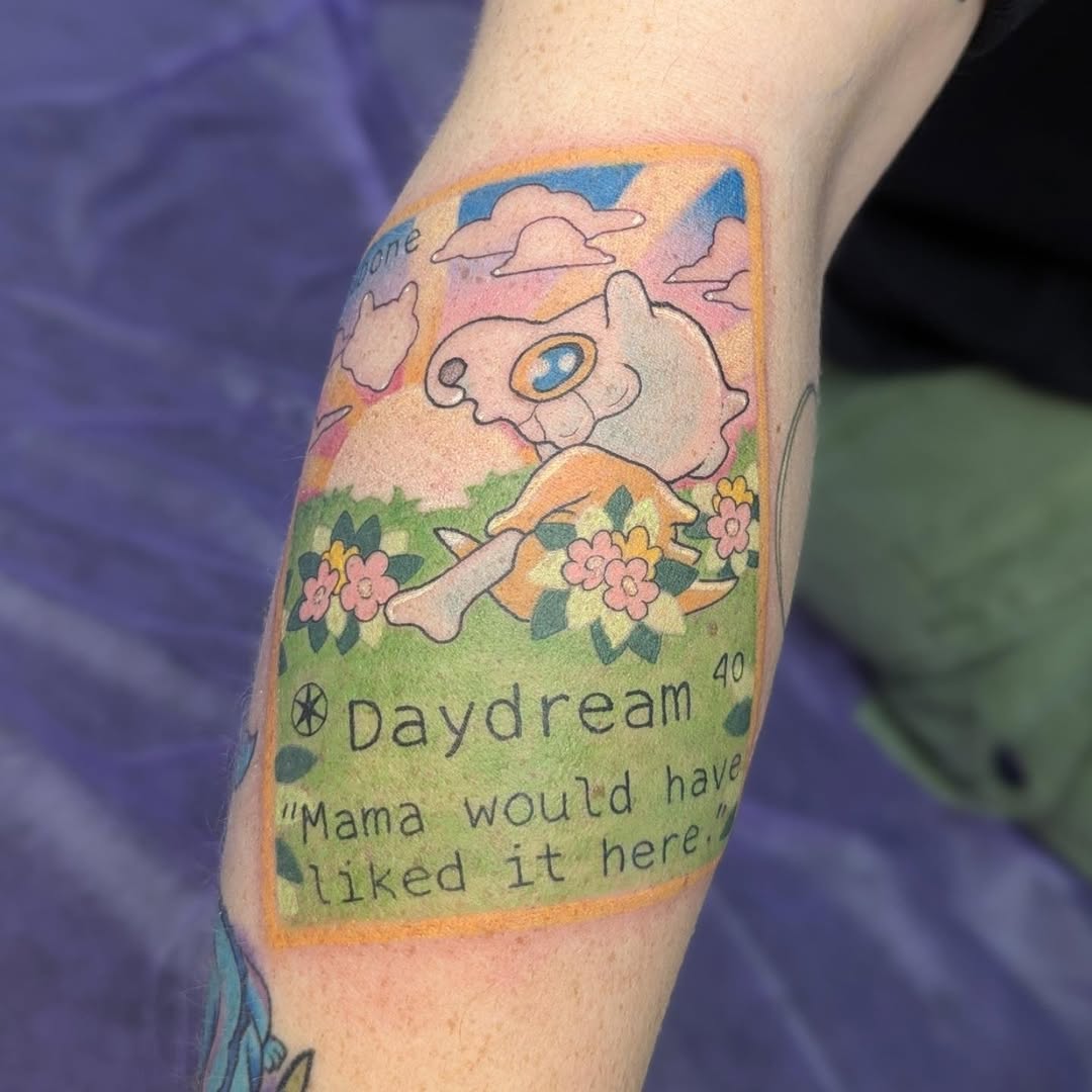 Tattoo by @mythic.cryptid — anime