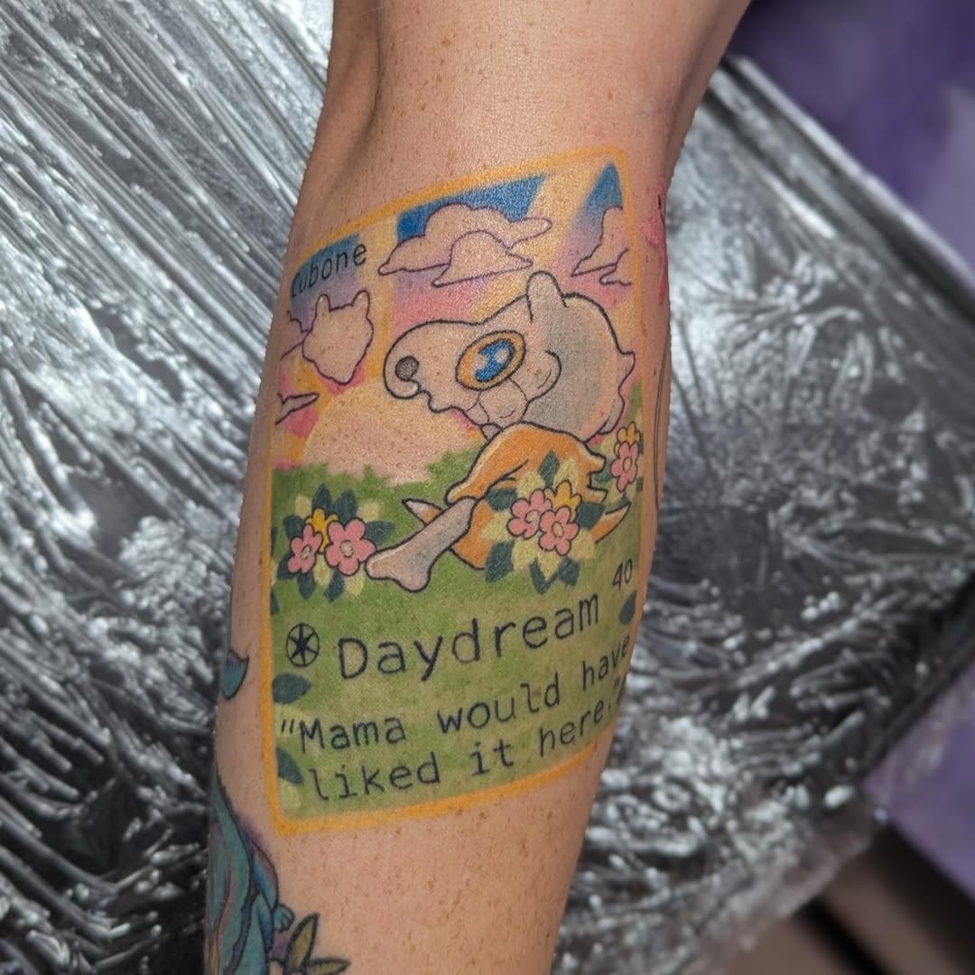 Tattoo by @mythic.cryptid — anime