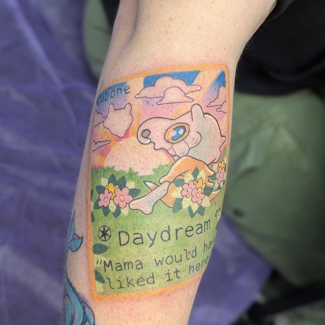 Tattoo by @mythic.cryptid — anime