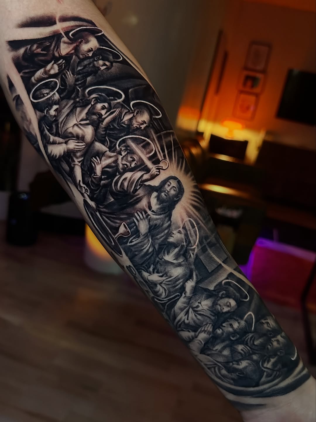 Tattoo by @jonstattoos — realism, black_and_grey