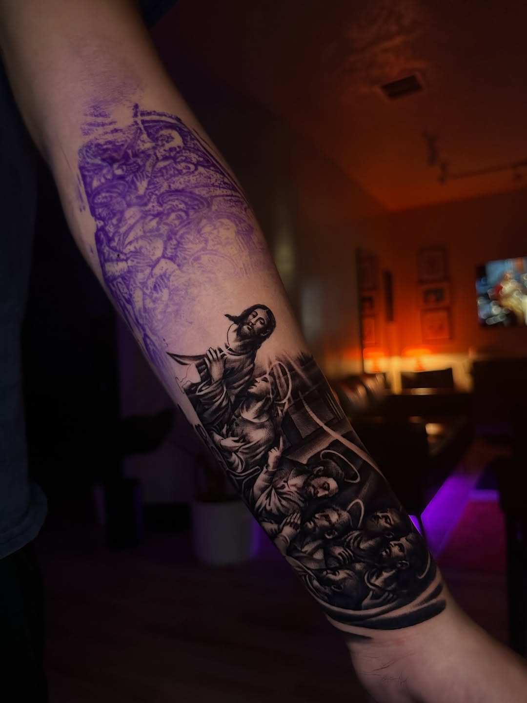 Tattoo by @jonstattoos — black_and_grey, realism