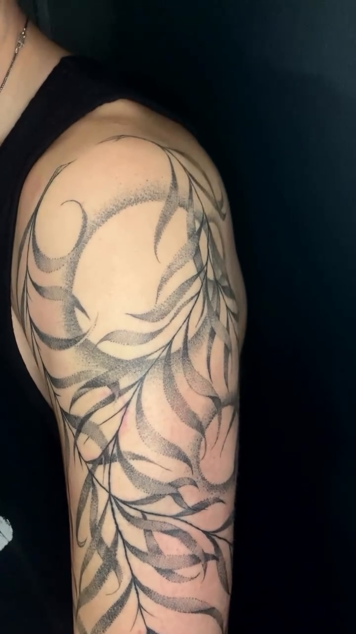Tattoo by @pdv — black_and_grey, fine_line