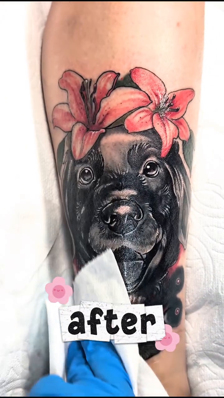 Tattoo by @torishi_ink — realism, black_and_grey