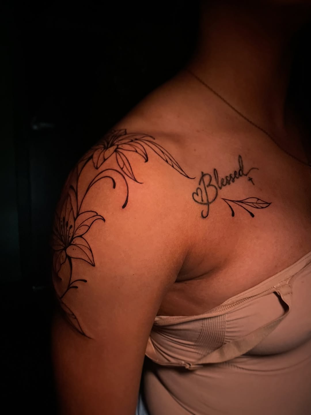 Tattoo by @graceless_ink — fine_line, lettering_script