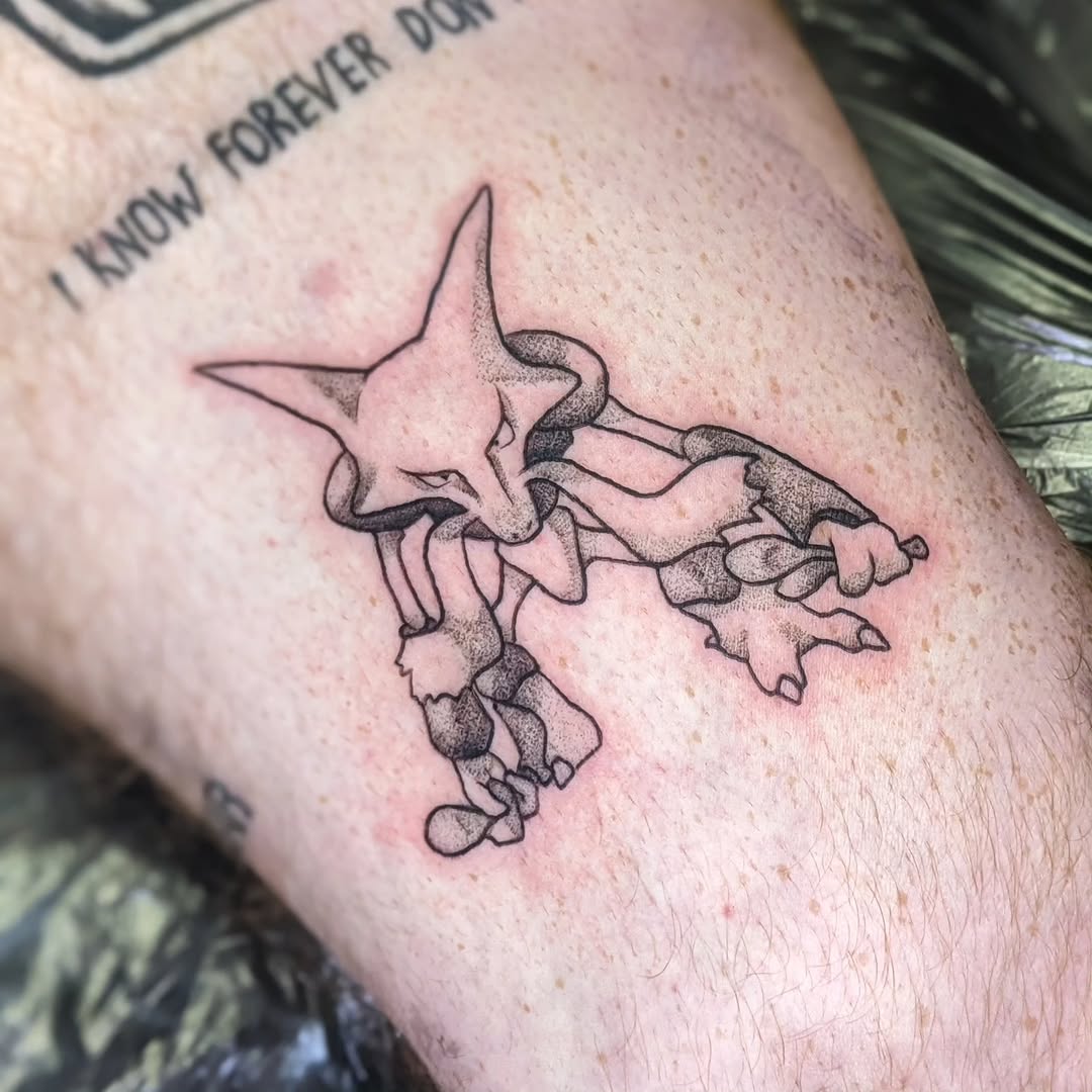 Tattoo by @feverfewtattoo — dotwork