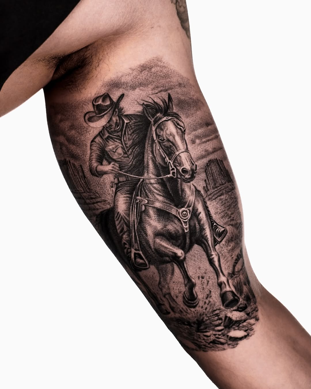 Tattoo by @henry_tatts — realism, black_and_grey