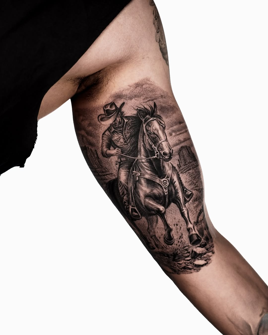 Tattoo by @henry_tatts — realism, black_and_grey