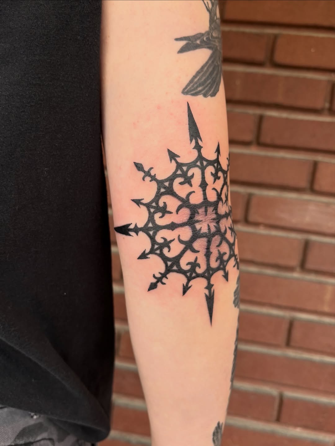 Tattoo by @kane_tattoos — blackwork, geometric