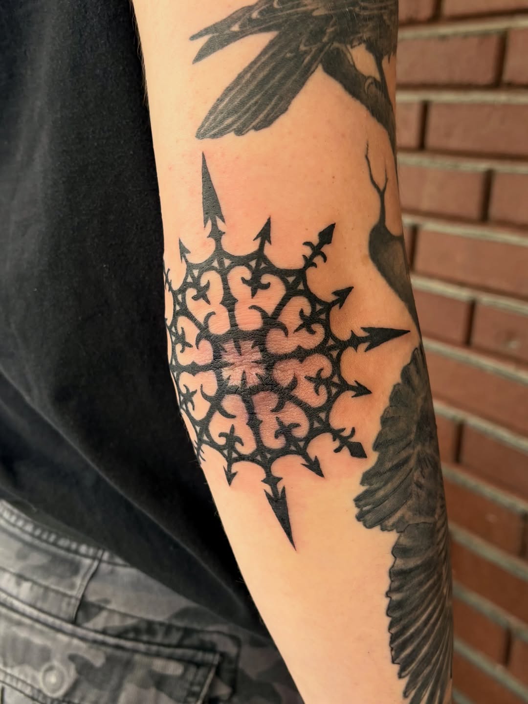 Tattoo by @kane_tattoos — blackwork, geometric