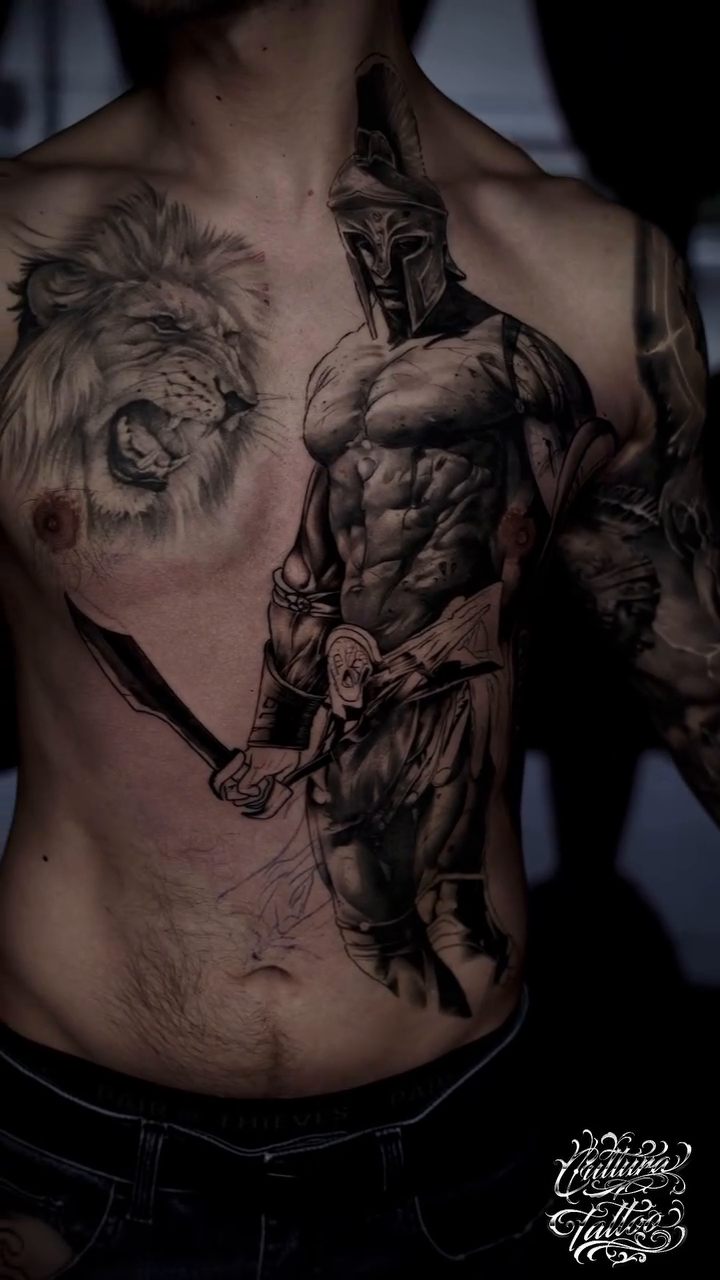 Tattoo by @cultura_tattoo — realism, black_and_grey