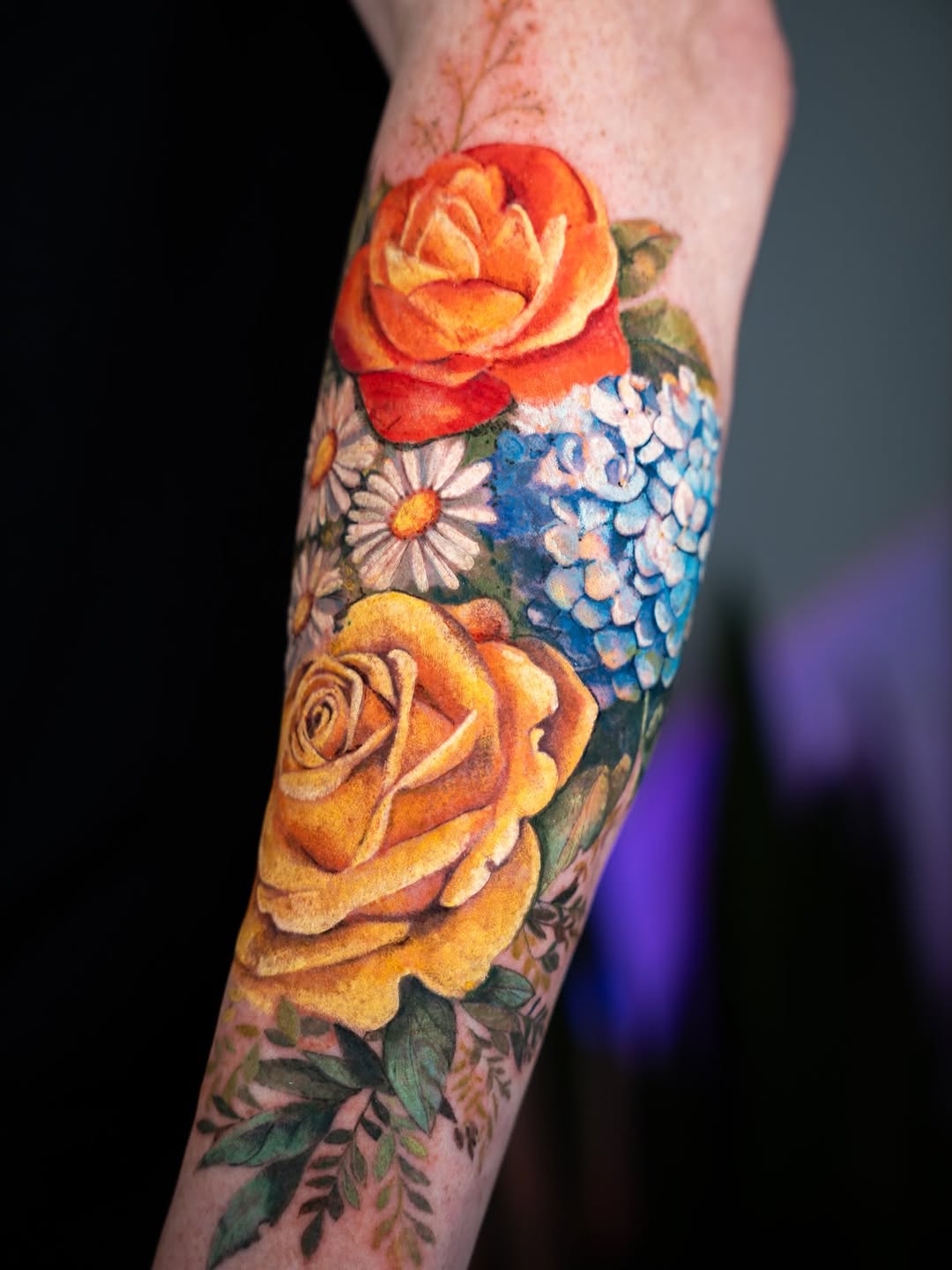 Tattoo by @annakarelina.tattoo — realism, watercolor