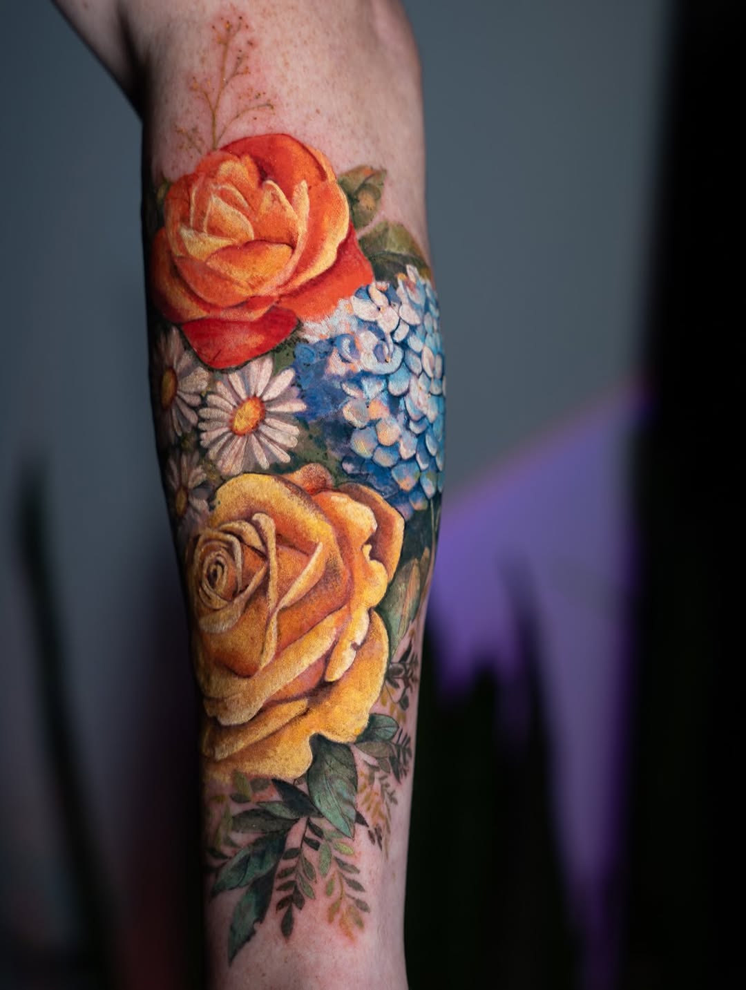 Tattoo by @annakarelina.tattoo — realism, watercolor