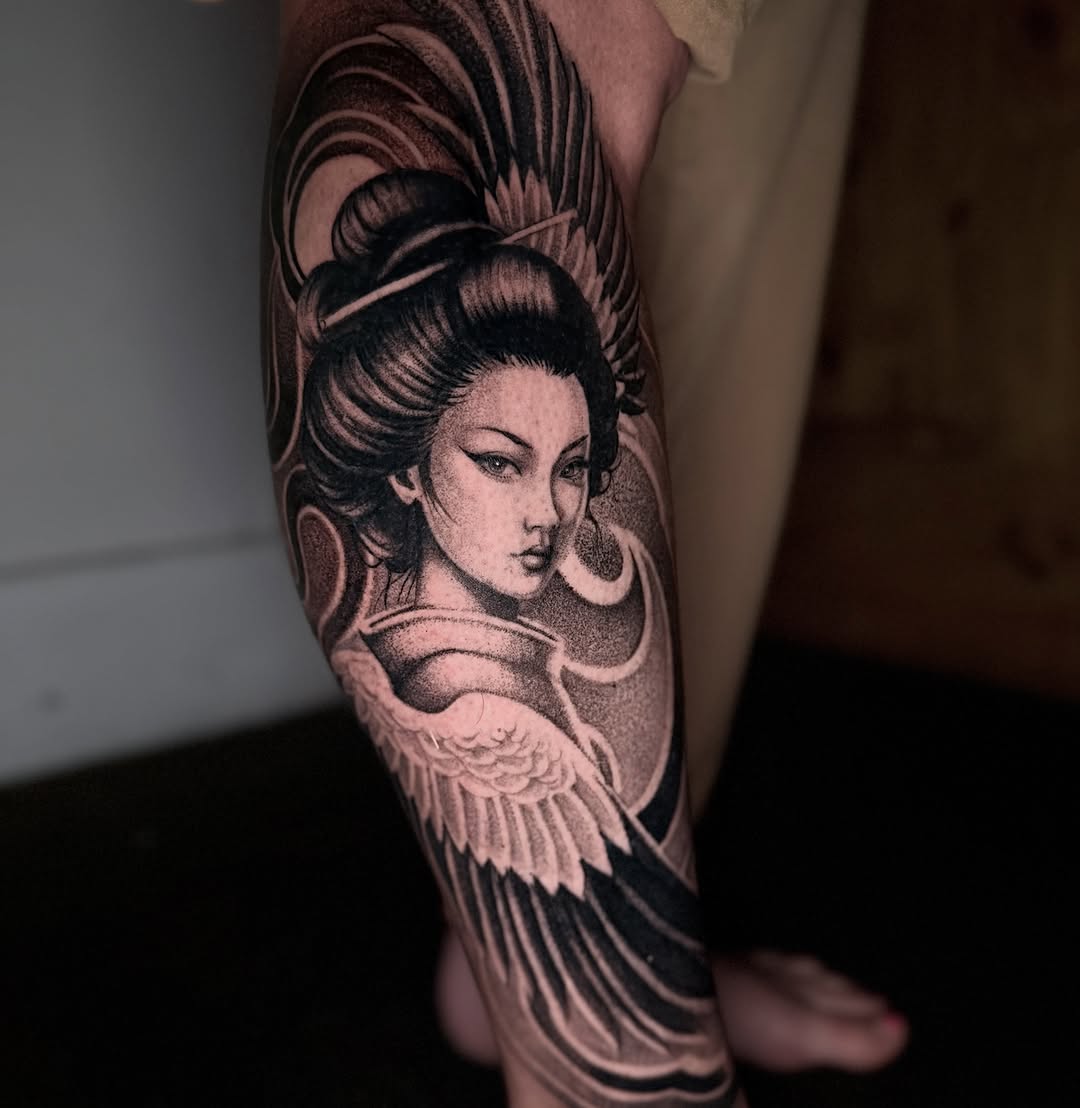 Tattoo by @mendoza.tattoo โ black_and_grey, realism