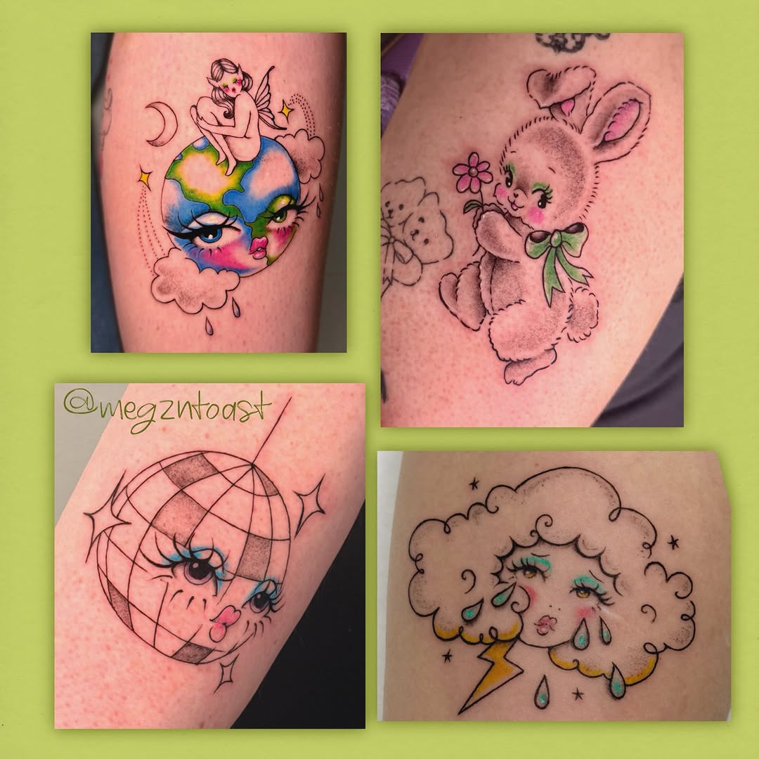 Tattoo by @megzntoast — new_school