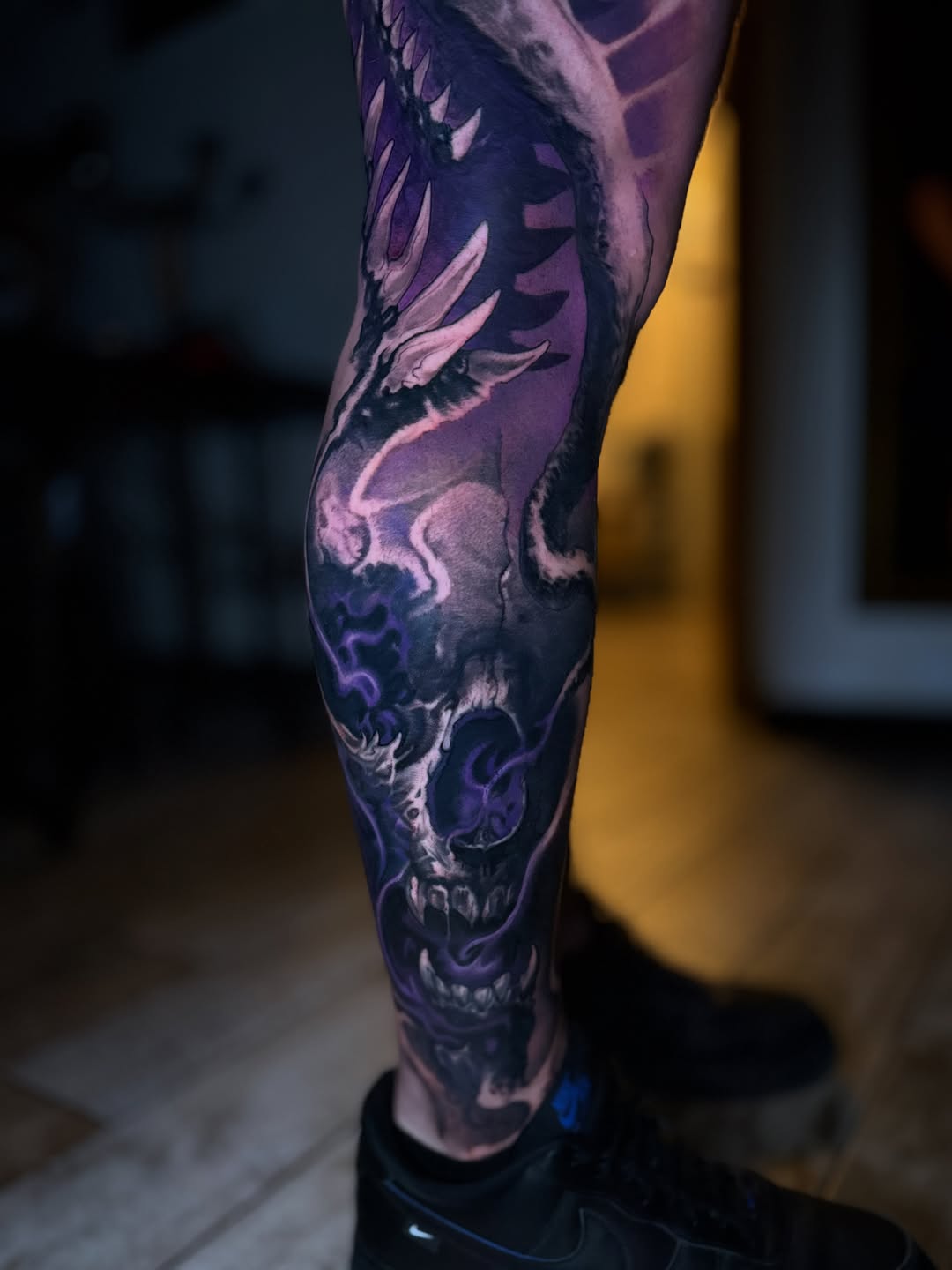 Tattoo by @tony_inkk — dark_realism, blackwork