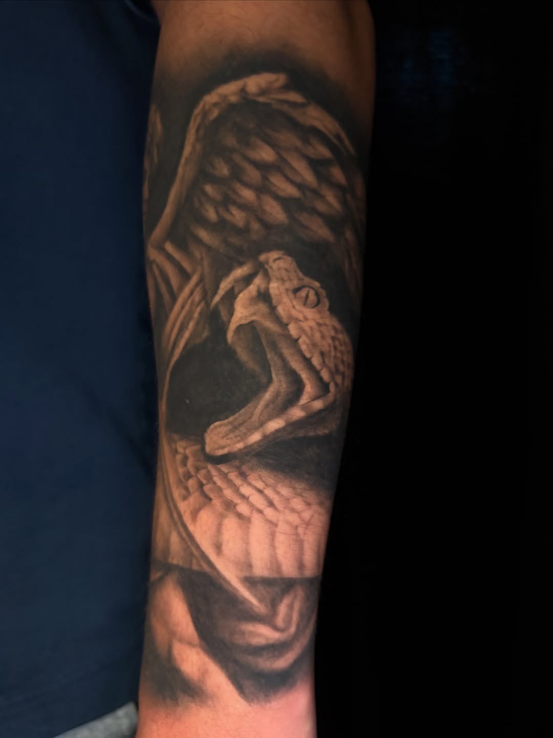 Tattoo by @ink.presley โ realism, black_and_grey